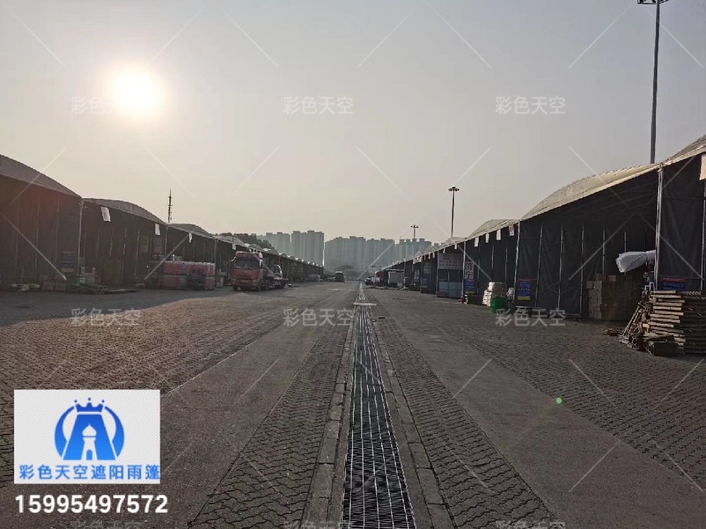 物流园仓库雨棚